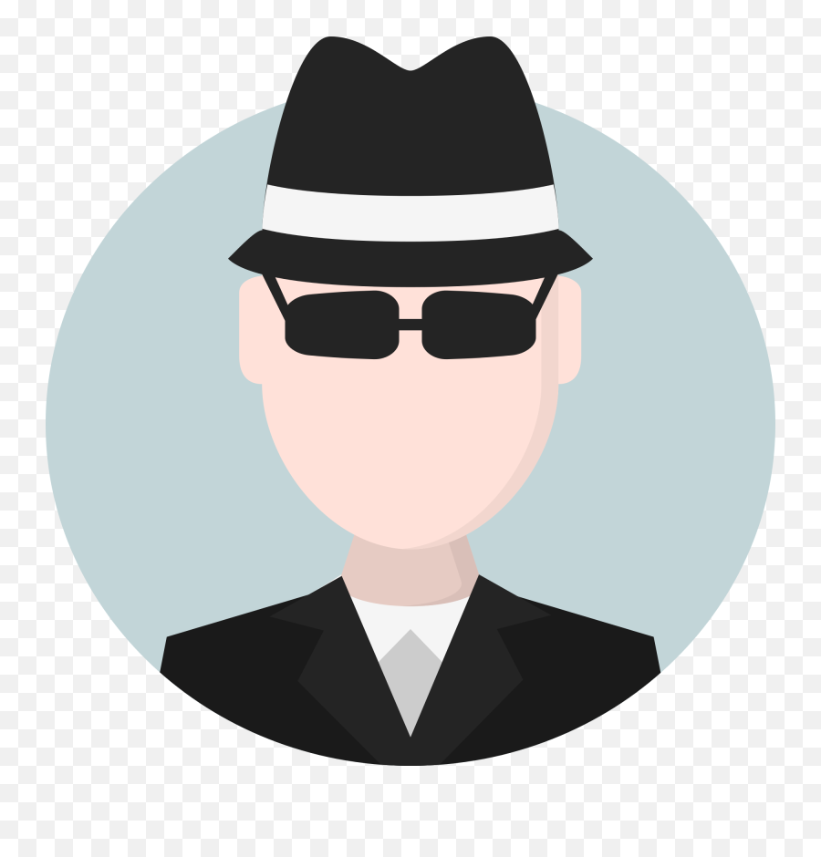 Spy People Man Avatar Person Human Free Icon Of - Spy Png,Human Icon Png