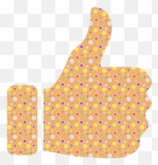Download Thumb Signal Computer Icons Symbol Facebook - Cute Thumbs Up Png