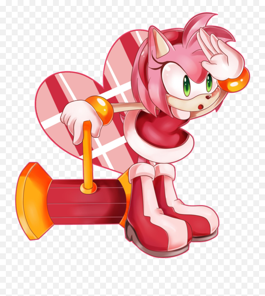 I Wonder Sonic Is - Amy Rose Photo 33225790 Fanpop Sonic Con Amy Rose Png,Amy Rose Png