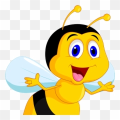 Animated Bee Free Download Clip Art - Webcomicmsnet Cartoon Bee Png,Bee Clipart Png