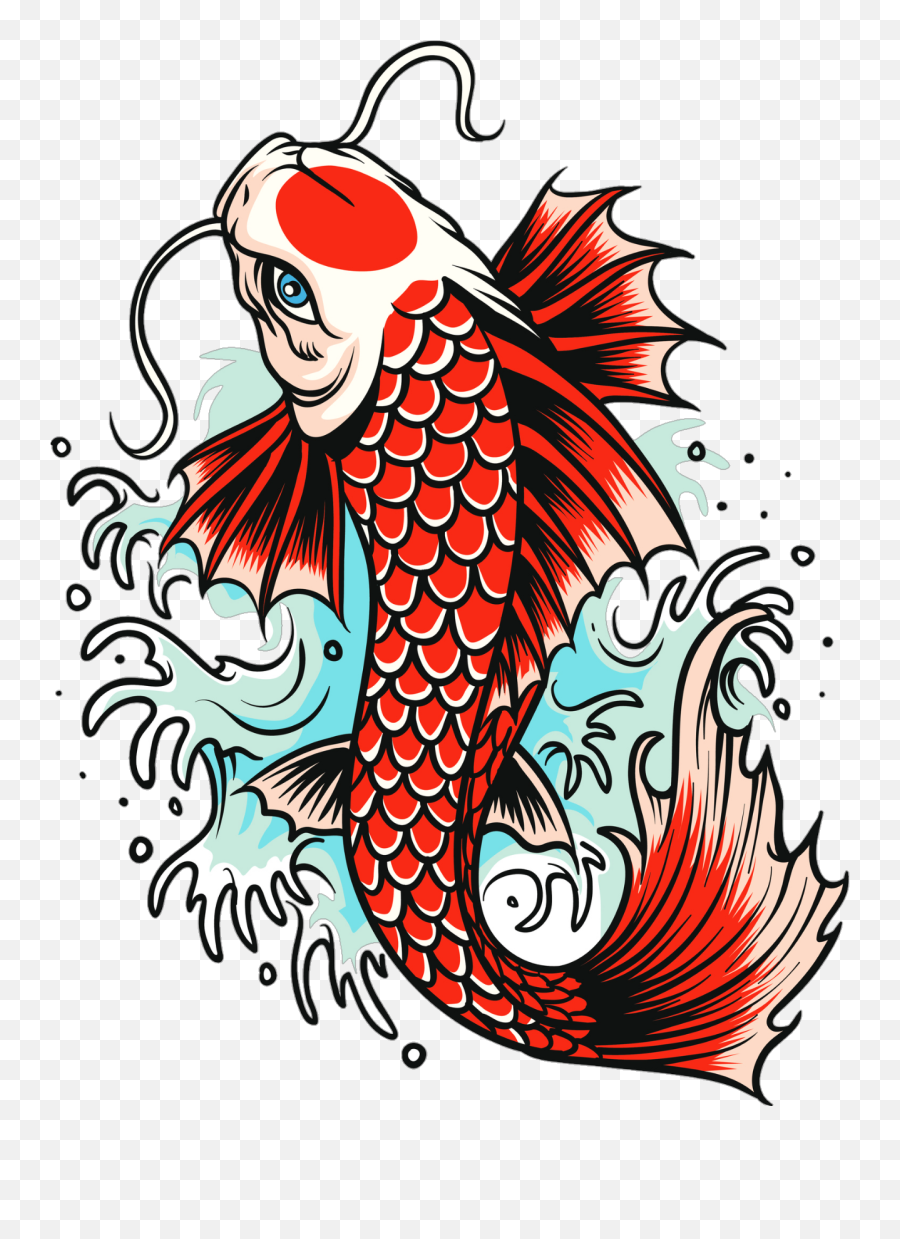 Download Koi Goldfish Carp Fish Tattoo Free Hd Image Clipart - Koi Fish Tattoo Png,Goldfish Png