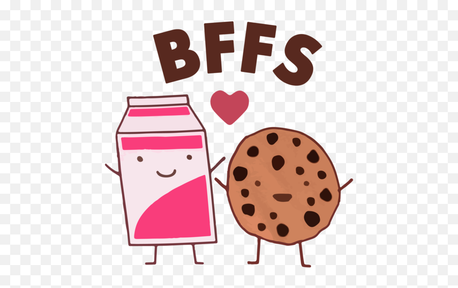 Download Milk And Cookie Bff - Funny Best Friends Clipart Png,Bff Png