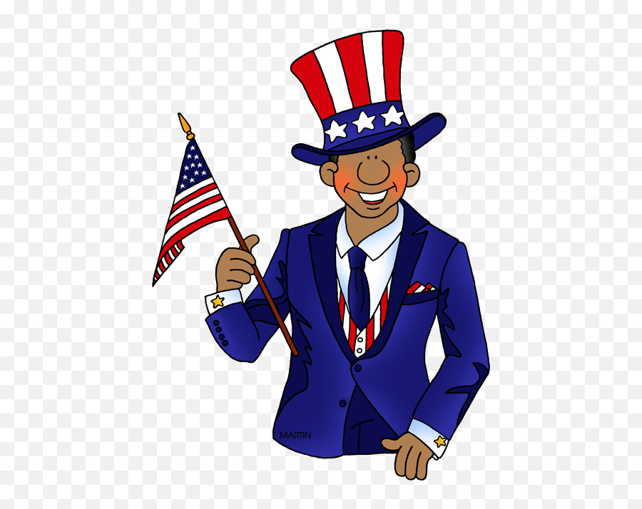Flags Clip Art By Phillip Martin Wave - Fourth Of July Man Clipart Png,Cartoon Wave Png