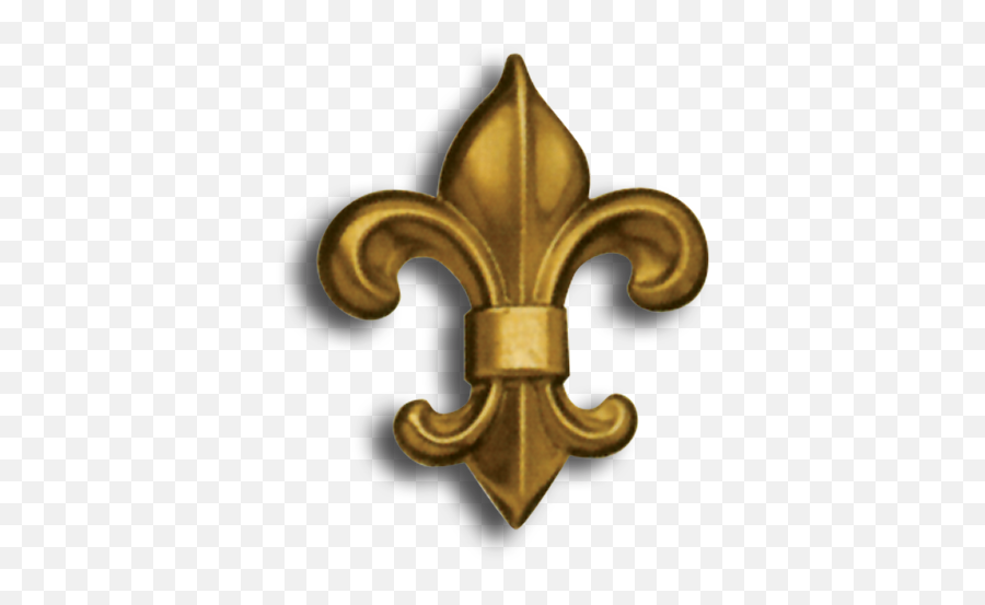 Brass Fleur - Delis Emblem Png,Fleur De Lis Png