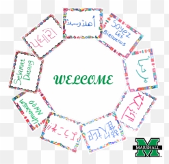 Welcome Sign Sample - Office of International Student Services Marshall University png