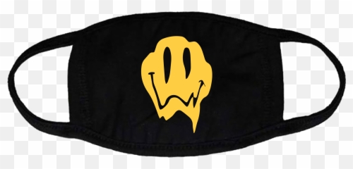 Stay Trippy Face Mask One Stop Rave - Mustache Face Mask Png,Trippy Png