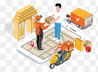 Apps Like Doordash - Courier Service png
