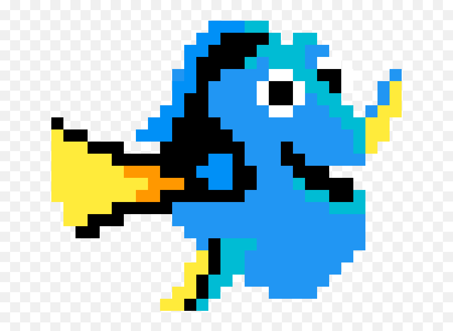 Dory Png - Dory Heart Eyes Emoji In Minecraft 4942286 Pixel Art Dory,Minecraft Heart Png