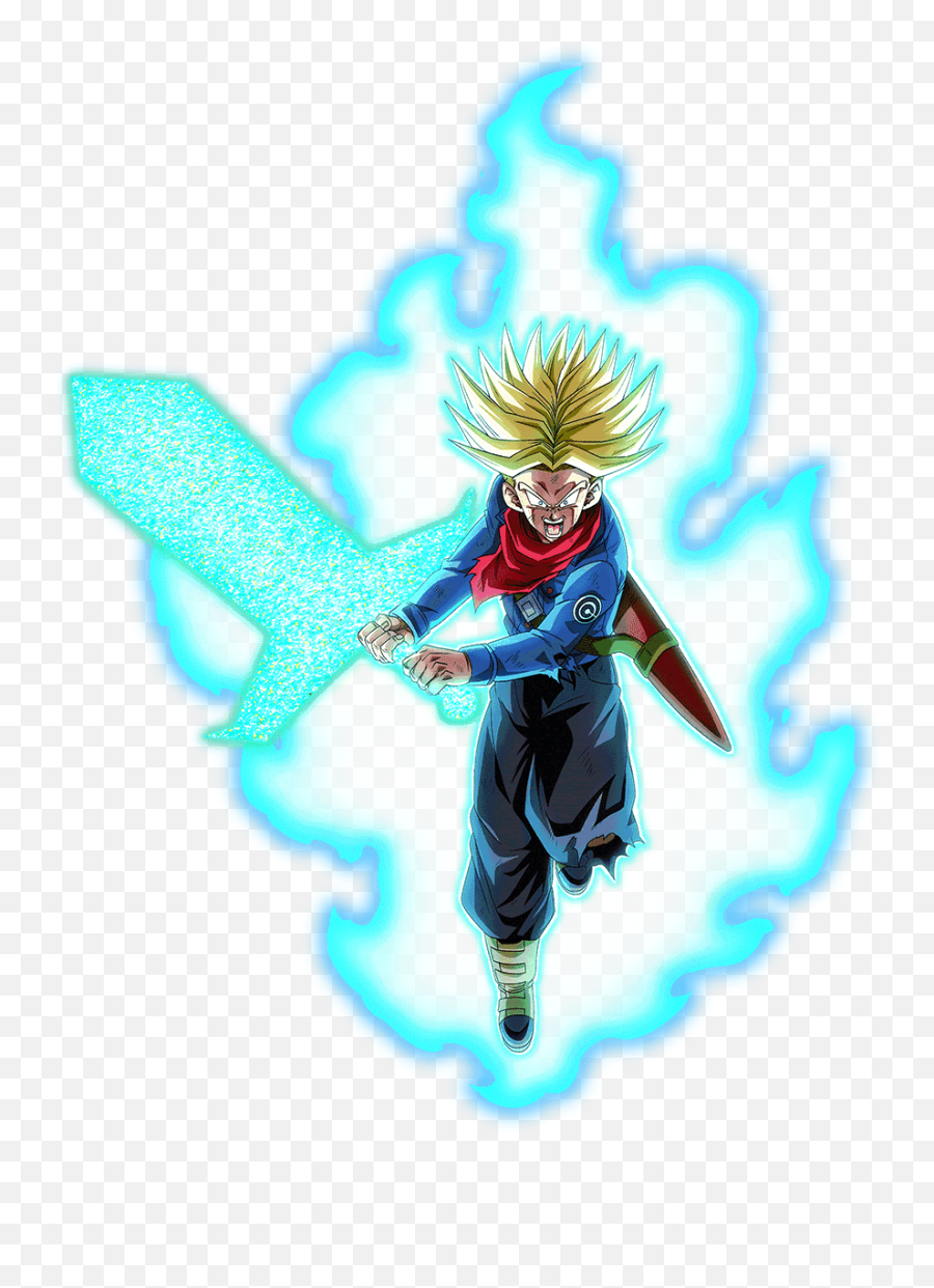 Dokkan Assets But Merry Wavesquad - Trunks Png,Super Saiyan Aura ...