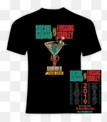Social Distortion And Flogging Molly 2019 Concert Tour - Alanis Morissette Shirt png