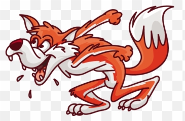Download Cartoon Evil Red Fox - Png Full