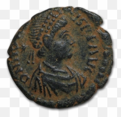 Eastern Roman Empire Bronze Coins 286 - 396 Ad Vfxf Artifact Png,Roman Bust Png