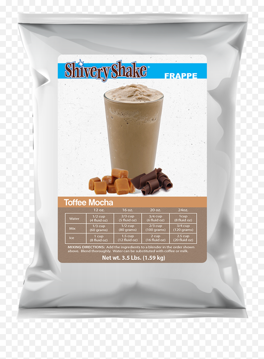 Toffee Mocha Frappe Mix 35 Lb Bag - Ice Cream Powder Png,Frappuccino Png