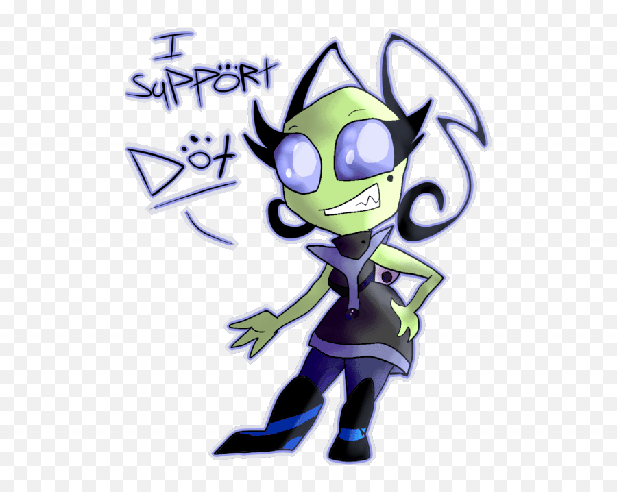 Dot Bounce Gif - Fictional Character Png,Invader Zim Transparent