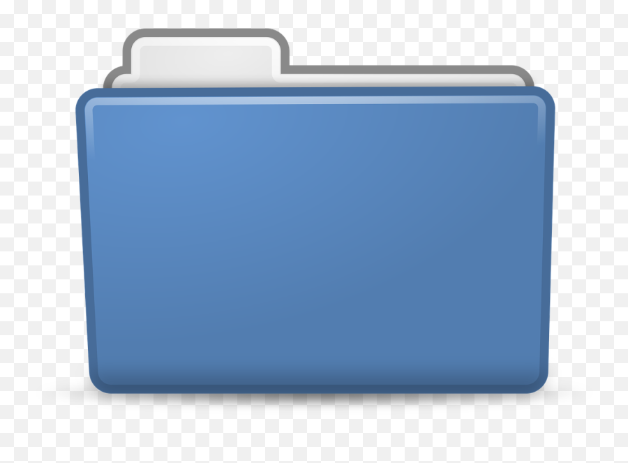 Blue Folder Icon - Free Vector Graphic On Pixabay Folder Icons Blue Png,Pictures Folder Icon