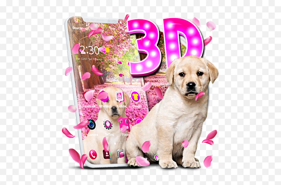 Cute Puppy 3d Theme Apk 112 - Download Free Apk From Apksum Dog Supply Png,Puppy Icon Png