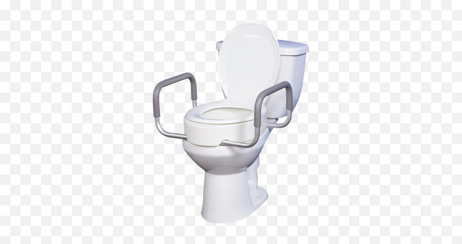 Premium Toilet Seat Riser With Removable Arms - Toilet Riser Seat South Africa Png,Toilet Png