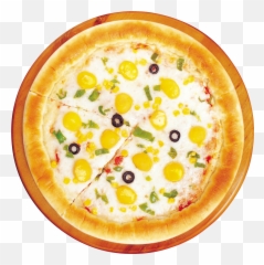 Library Of Pizza With Crown Picture Transparent Stock Png - Top View Pizza Png,Pizza Png
