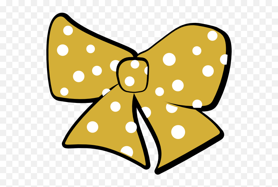 Gold Cheer Bow Clip Art - Vector Clip Art Gold Cheer Bow Clipart Png,Hair Bow Png