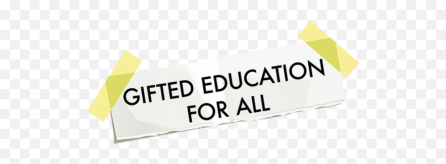 Gifted Education For All - Horizontal Png,Ethics Icon Depth And Complexity