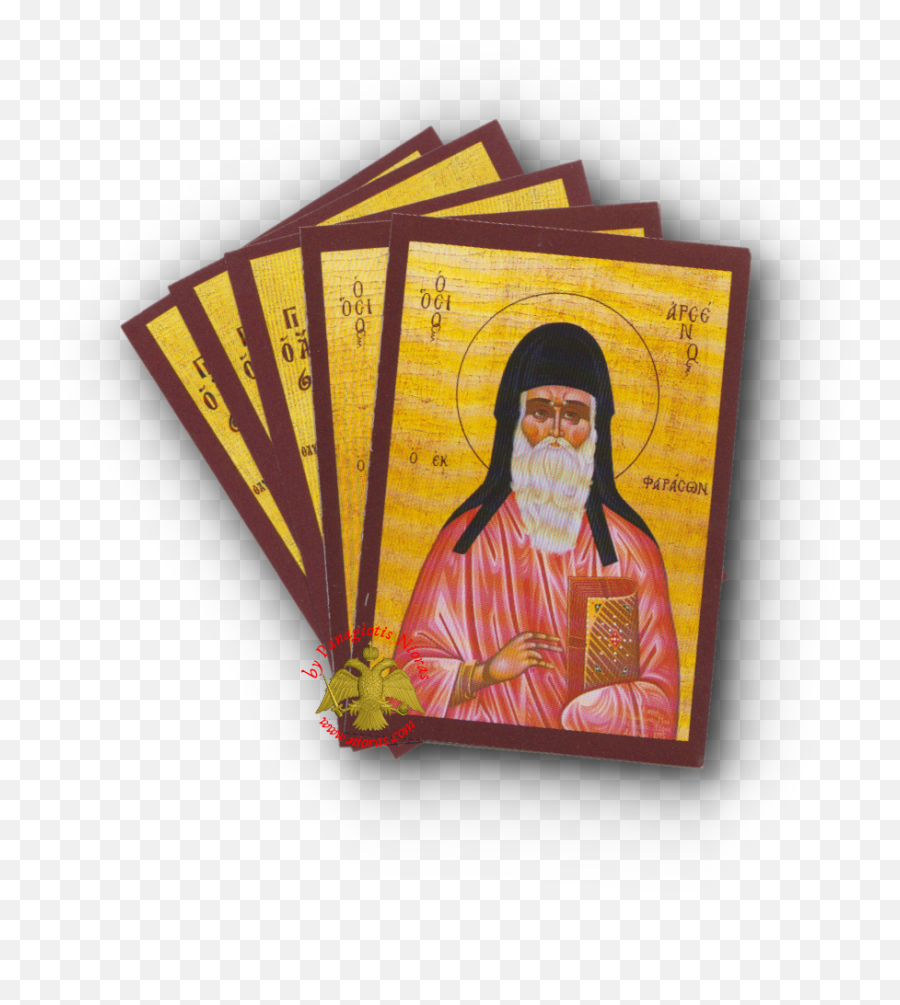 Male Saints Laminated Icons Christos - Religion Png,St. Nektarios Icon