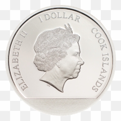 Cook Islands - 2017 Dollar Cherry Blossom Globe png