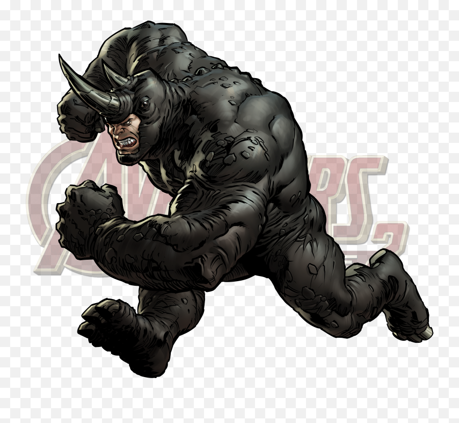 Download Hd Icon Rhino - Marvel Avengers Alliance Rhino Png Rhino Marvel,Rhino Icon