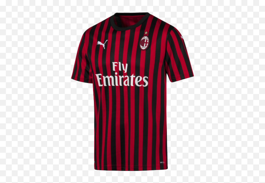Puma Ac Milan Menu0027s Home Replica Jersey 201920 - Nike Fc Png,Sports Devil Icon .png