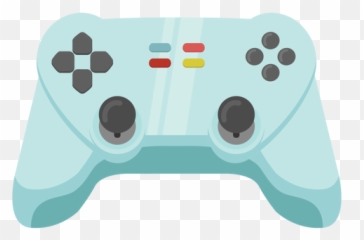 Simple Game Control Gaming Semi Flat Transparent Png U0026 Svg - Controller