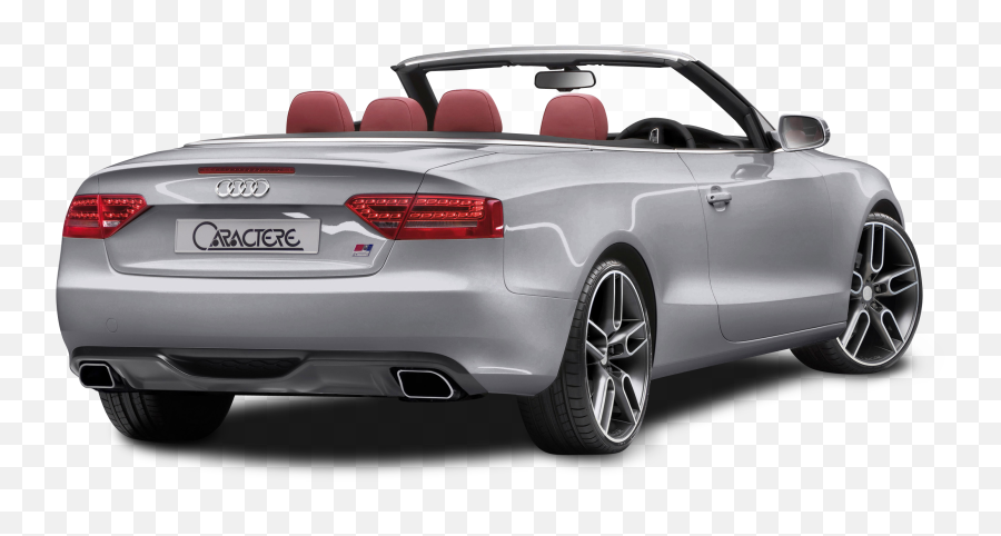 Audi A5 Cabrio Grey Back View Car Png Image - Anti Trump Car Magnets,Fatality Png