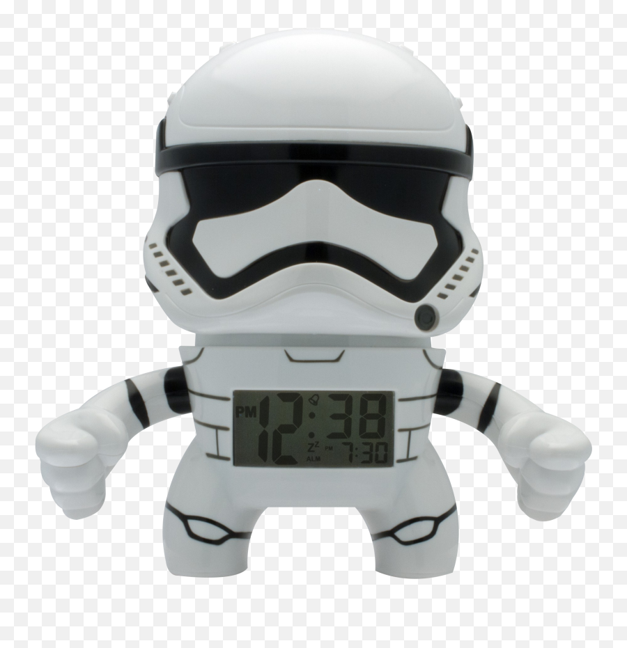 Best Buy Bulbbotz Star Wars Storm Trooper Clock White - Bulbbotz Alarm Clock Png,Lego Star Wars Character Icon