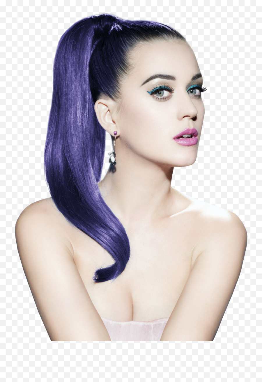 Katy Perry Png File - Katy Perry Hair Purple,Katy Perry Png