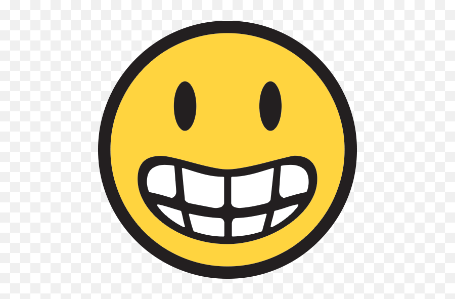 List Of Windows 10 Smileys U0026 People Emojis For Use As - Microsoft Grinning Emoji Png,Smiley Icon For Facebook