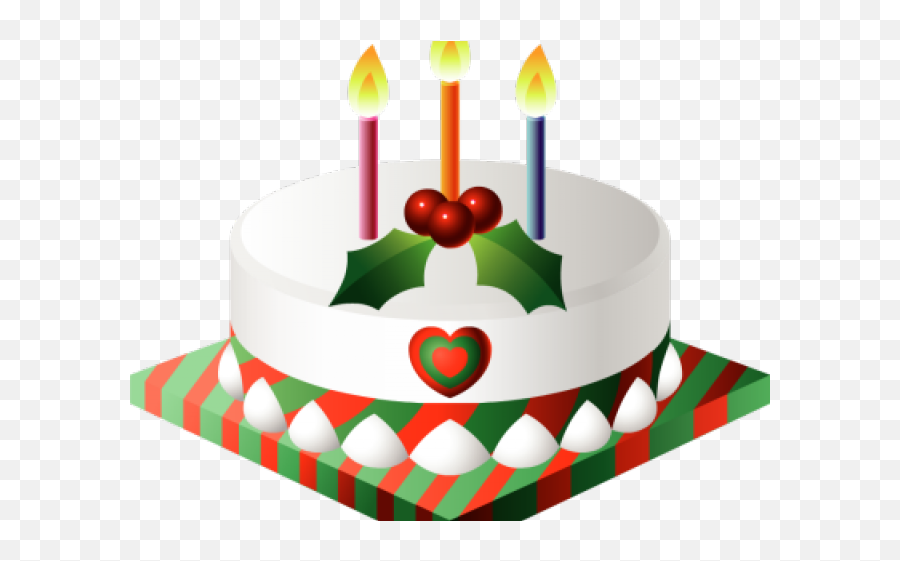 Christmas Cake Free Clipart - Png Download Full Size Birthday Christmas Cake Png,Cake Clipart Png