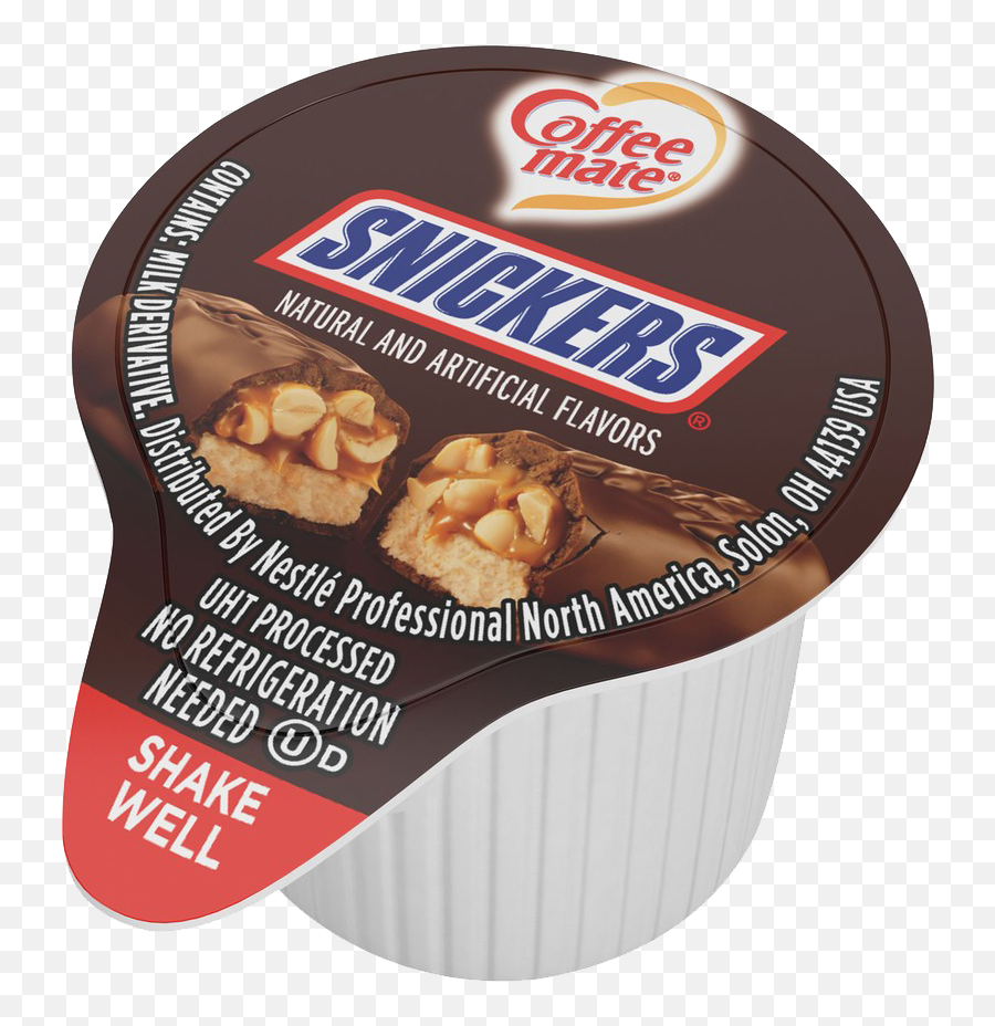 Coffee Creamer Singles Snickers - Mate Chocolate Png,Snickers Logo Png