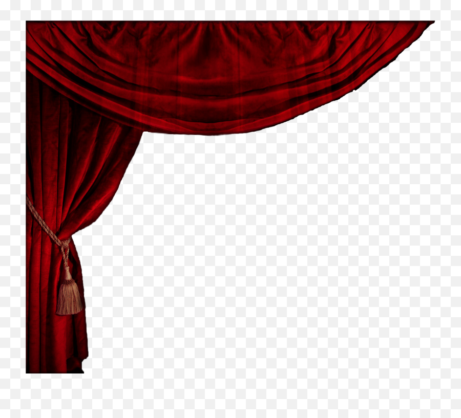 Red Stage Curtains Png Transparent - Theatre Curtains Png Real,Stage Png