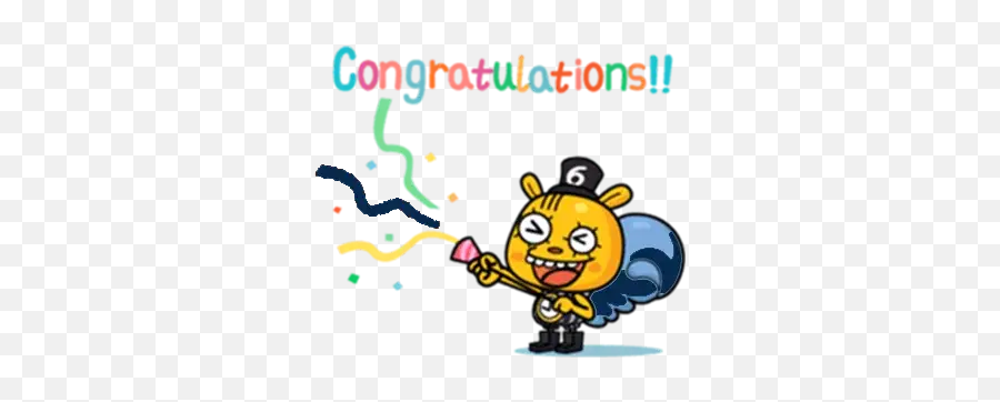 Congratulations Stickers For Whatsapp - Happy Png,Congratulations Icon