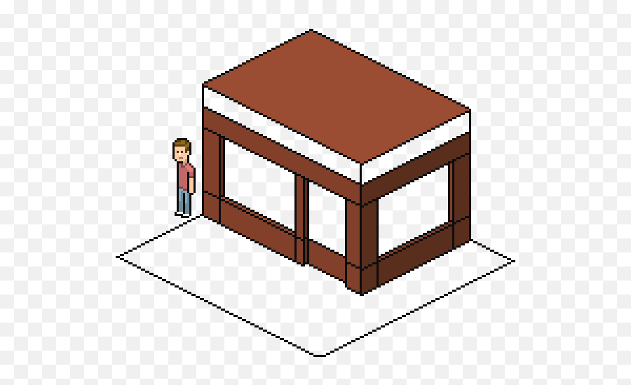 Create An Isometric Pixel Art Coffee Shop In Adobe Photoshop Png Icon