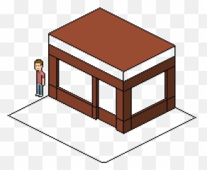Create An Isometric Pixel Art Coffee Shop In Adobe Photoshop Png