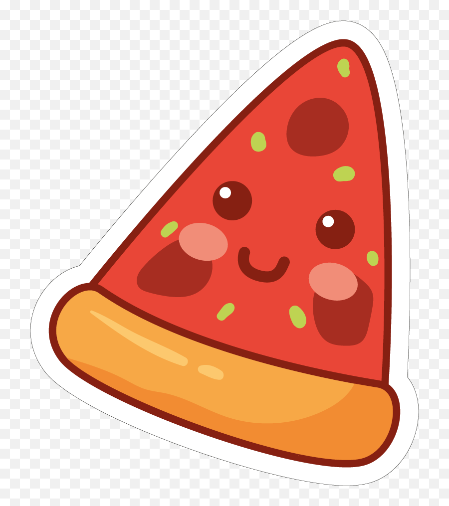 Stickers Pizza Transparent Png - Cute Food Stickers Png,Cute Stickers Png