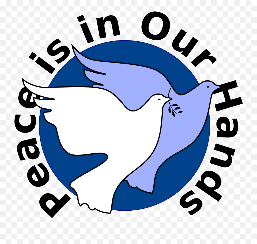 Peace Bird Clipart - Peace Is In Our Hands Png,Peace Logos
