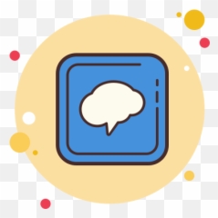 Remind App Icon Circle Bubbles Style Png