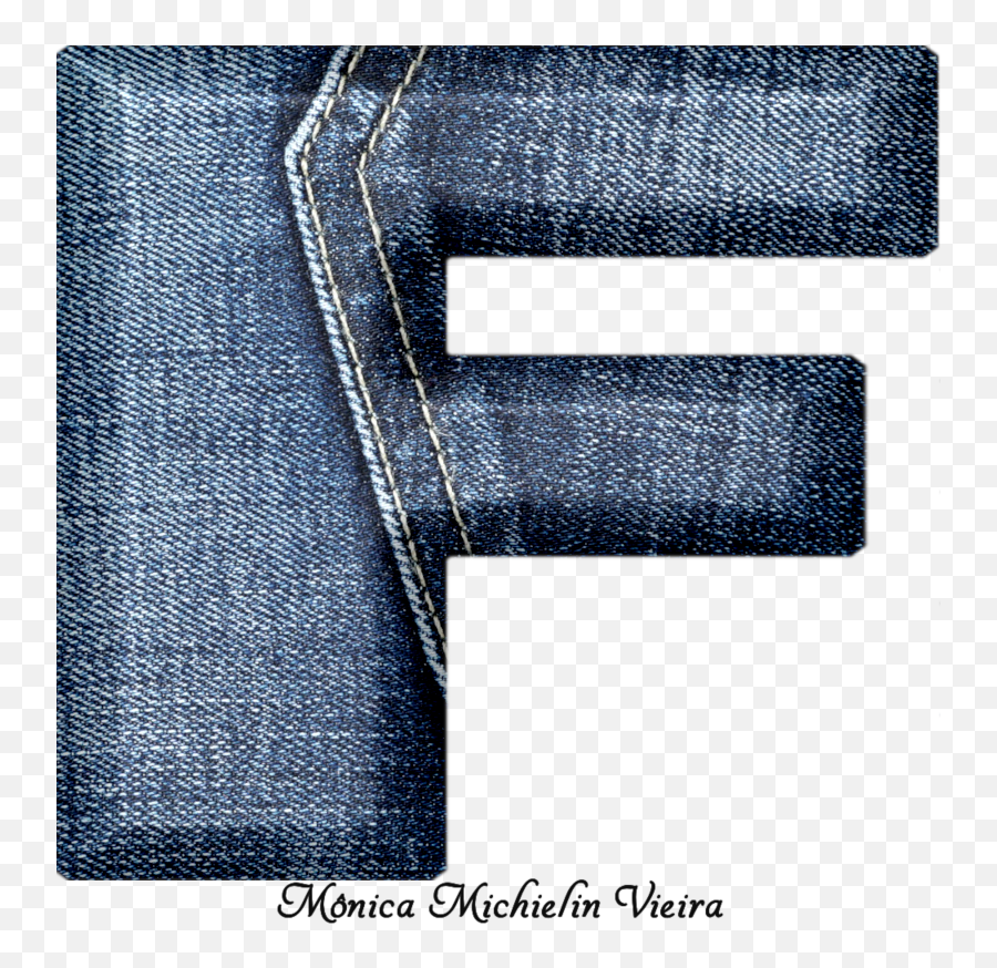 Download Alfabeto De Jeans Png - Letras Jeans Png,Blue Jeans Png