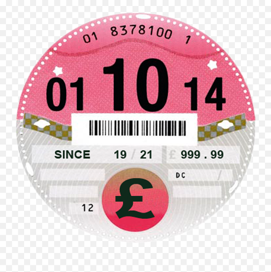 Tax Disc Paper Png