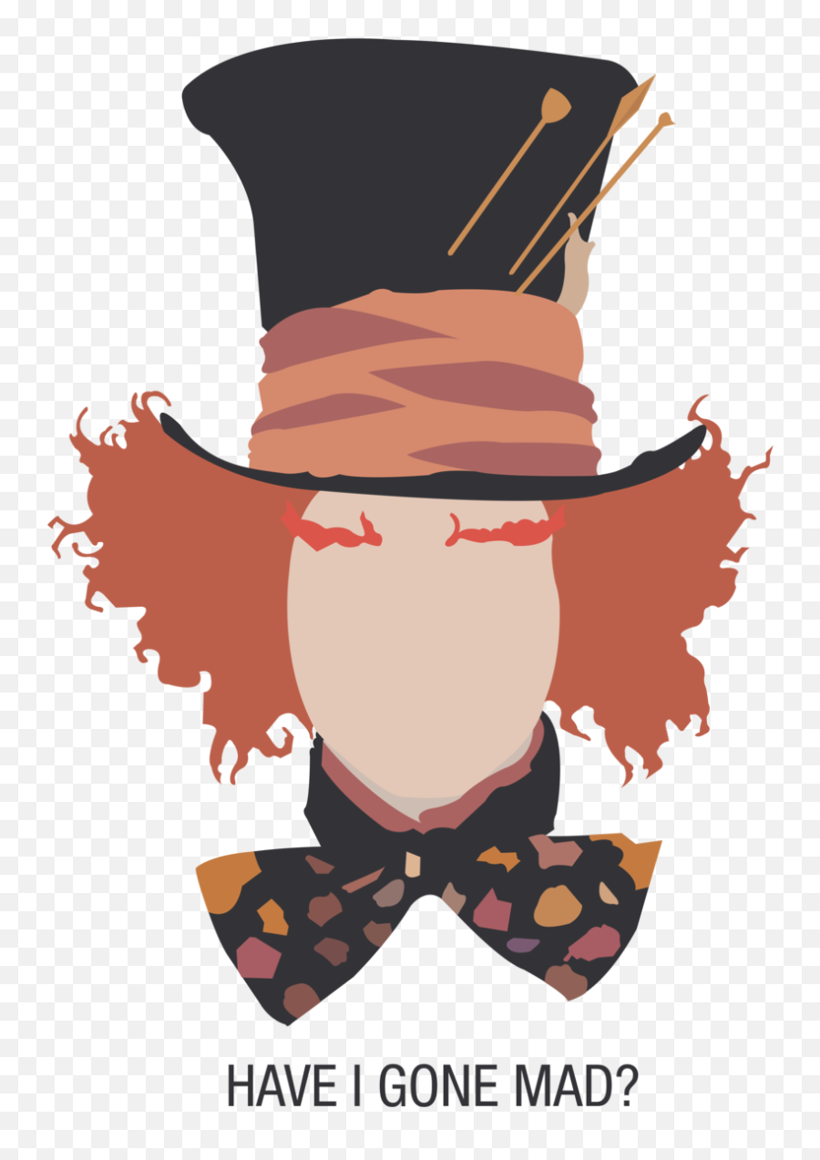 The Mad Hatter White Rabbit Cheshire Cat T - Shirt Silhouette Hatter Alice In Wonderland Png,Alice In Wonderland Png