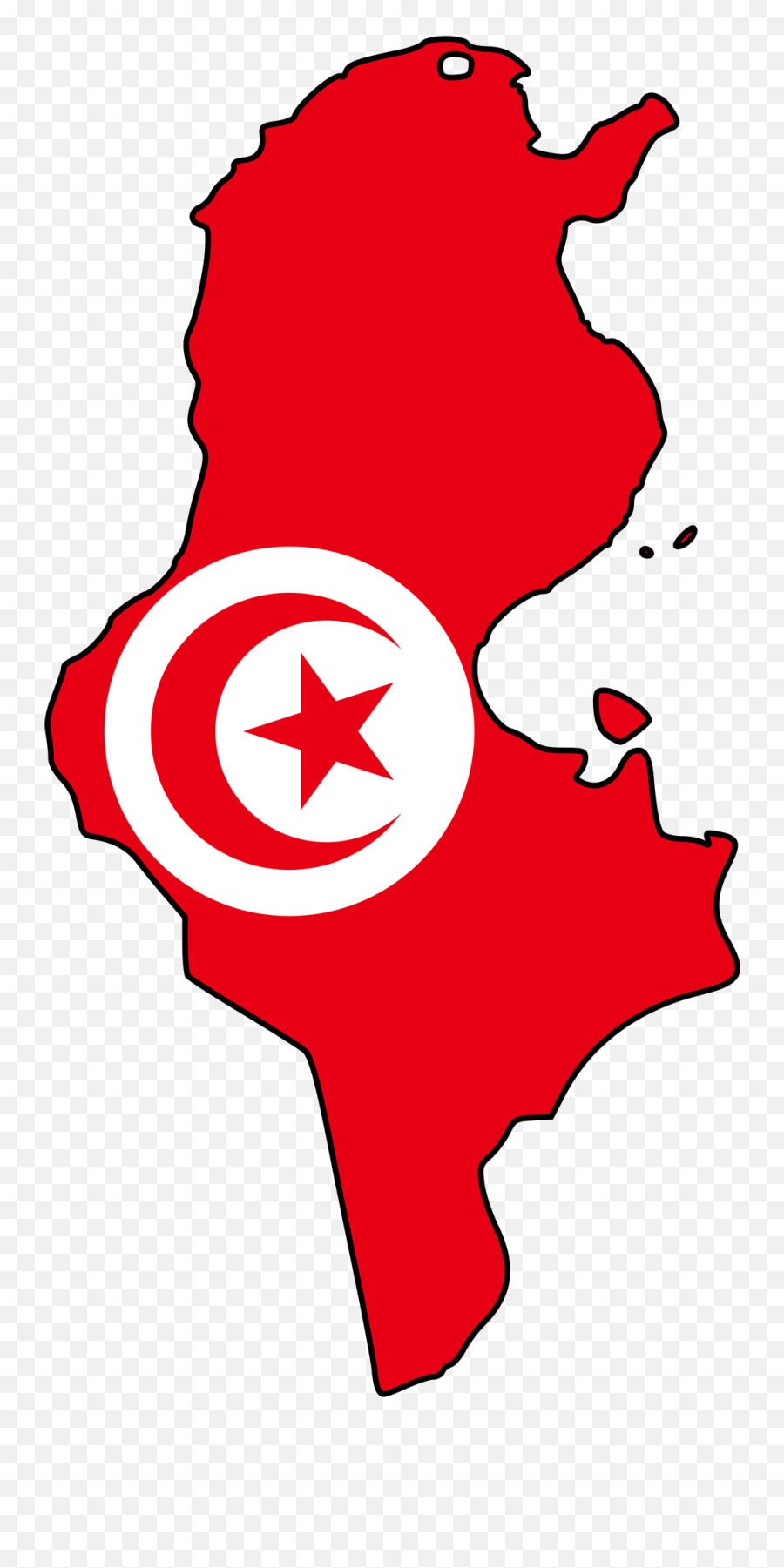 Tunisia Flag Map Mapsof - Map Of Tunisia Png,Maps Png