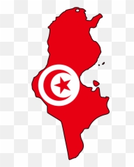 Tunisia Flag Map Mapsof - Of Png