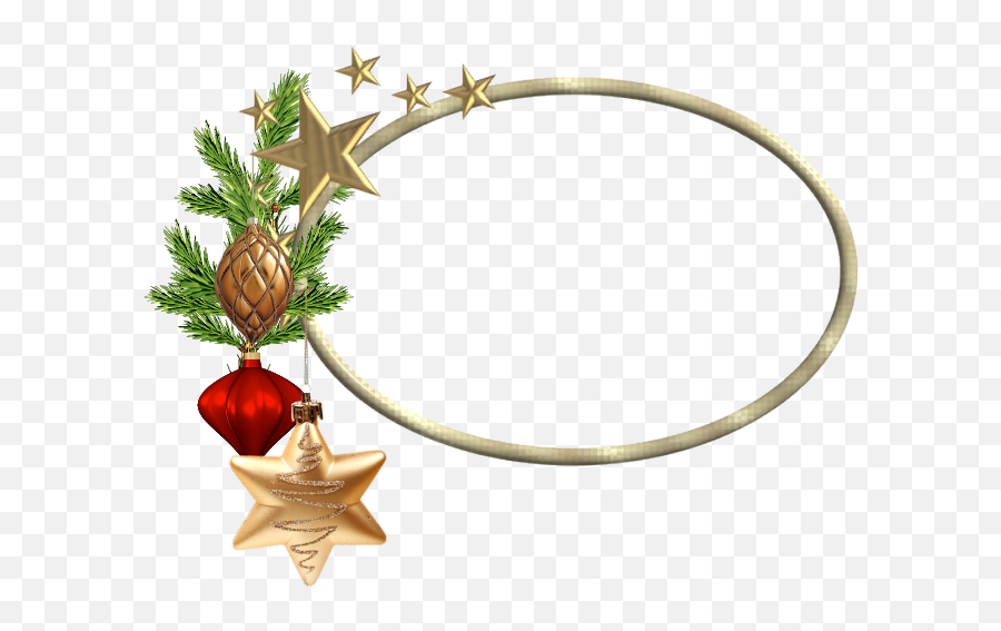 Cadre - Christmas Oval Frame Png,Cadre Png