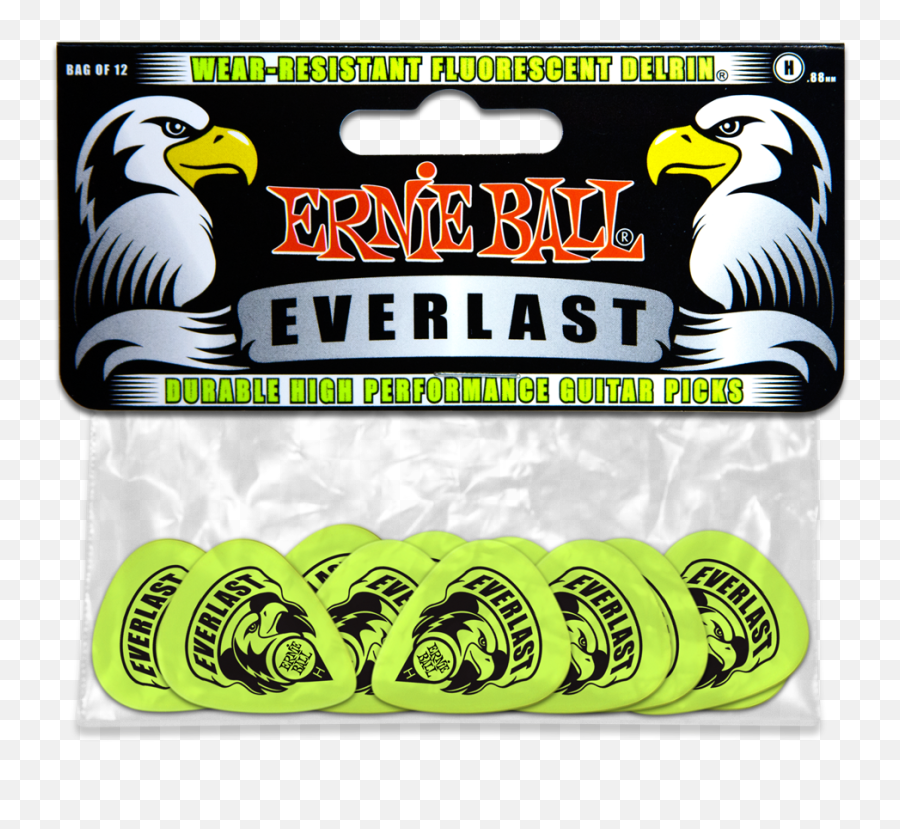 Everlast Guitar Picks - Ernie Ball Everlast Guitar Picks Everlast Ernie Ball Kostka Heavy Png,Ernie Png