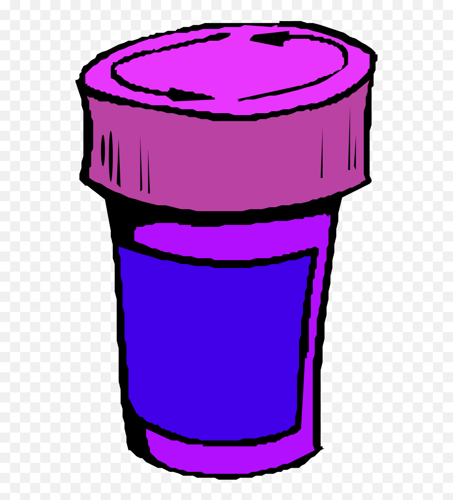 Purple Pill Bottle Free Image - Pill Bottle Clip Art Png,Pill Bottle Transparent Background